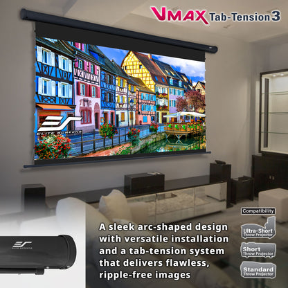 [Elite Screens] VMAX Tab-Tension 3 Series - CineGrey