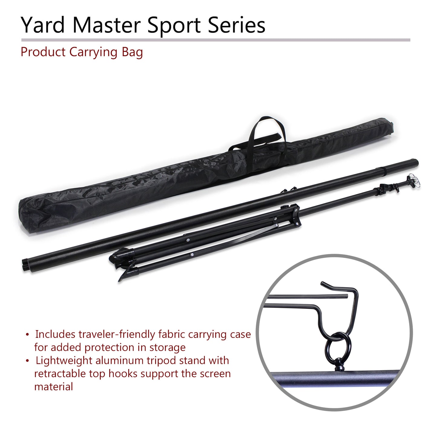 [Elite Screens] Yard Master Sport | ISF/GreenGuard Certified 2-Way Ultra-Light-Weight Portable Projection