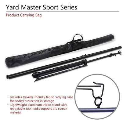 [Elite Screens] Yard Master Sport | ISF/GreenGuard Certified 2-Way Ultra-Light-Weight Portable Projection