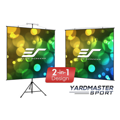 [Elite Screens] Yard Master Sport | ISF/GreenGuard Certified 2-Way Ultra-Light-Weight Portable Projection