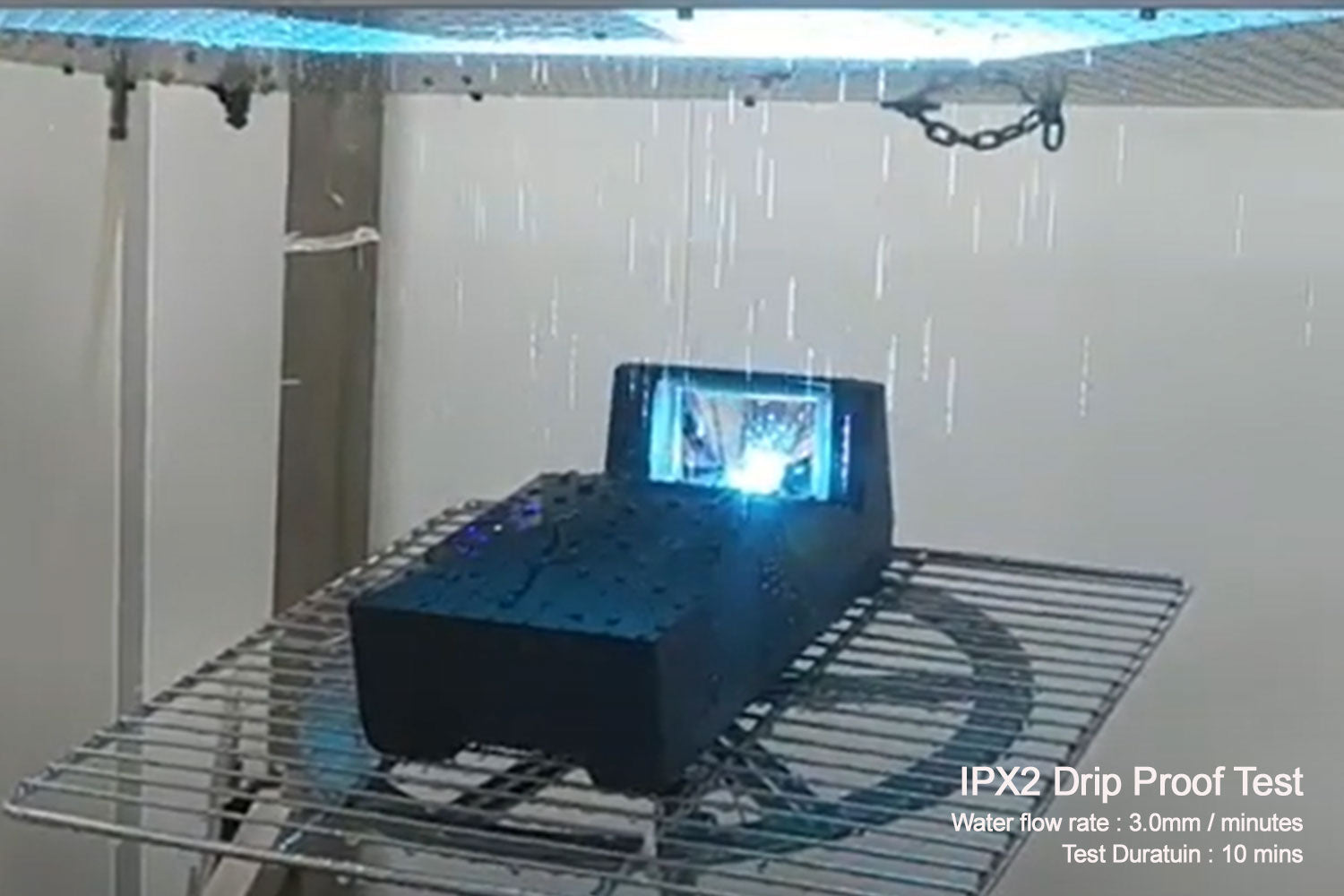 IPX2 Rated Water Resistant