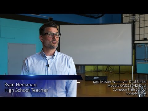 Elite Screens Yard Master 2 WraithVeil™ Dual Portable Front / Rear Projection Screen Testimonial