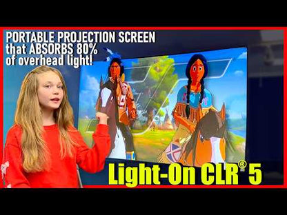 [Elite Screens] Light-On CLR 5 | ALR/CLR Portable Folding Frame Projection Screen 124/126/140/151" in 16:9 Format