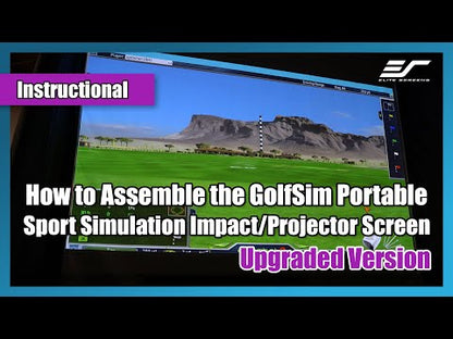 [Elite Screens] GolfSim Portable ImpactWhite 350