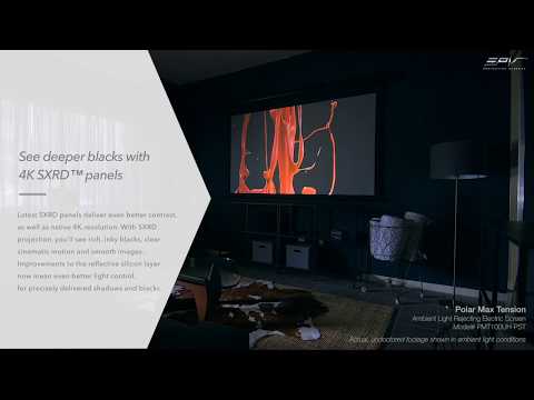 EPV Screens with SONYs 4K HDR Projector