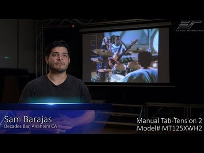 Elite Screens Manual Tab-Tension 2 Projection Screen Product Testimonial