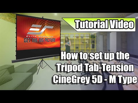 Elite Screens] Tripod Tab-Tension CineGrey 5D Series – Shop