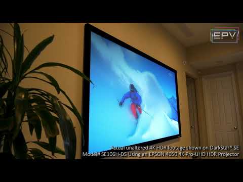 DarkStar Special Edition ALR/CLR Fixed Frame Projector Screen
