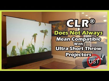 [Elite Screens] 115/128/138/165"(16:9) Aeon CineGrey 4D, ALR/CLR EDGE FREE Fixed Frame Projection Screen