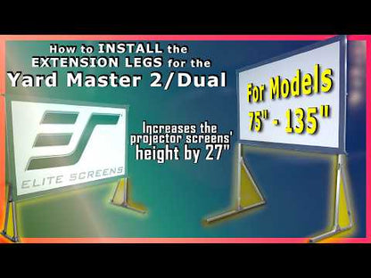 [Elite Screens] Yard Master 2 Optional EXTENSION Legs/Bars