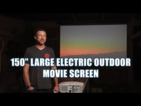 150 inch outdoor projector screen deals