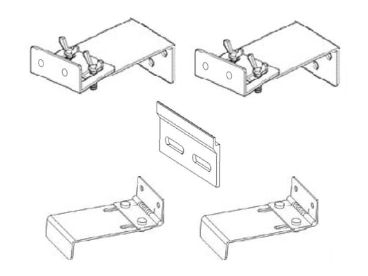 [Elite Screens] Wall Bracket and screws for Lunette Series E-Type